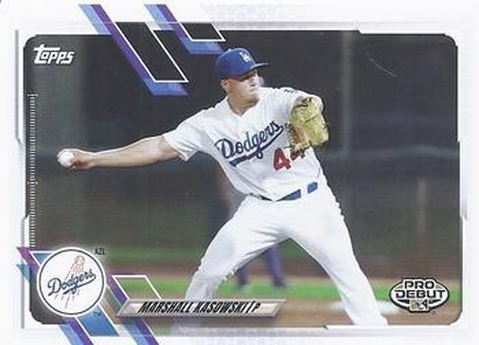 #PD-60 Marshall Kasowski - AZL Dodgers - 2021 Topps Pro Debut Baseball