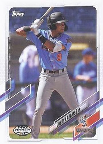 #PD-71 Jordyn Adams - Inland Empire 66ers - 2021 Topps Pro Debut Baseball
