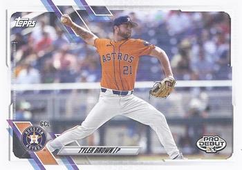 #PD-73 Tyler Brown - GCL Astros - 2021 Topps Pro Debut Baseball