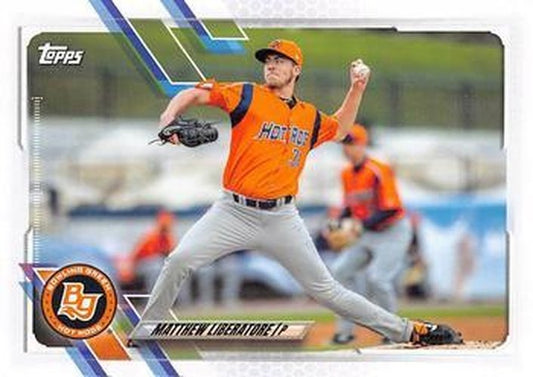 #PD-80 Matthew Liberatore - Bowling Green Hot Rods - 2021 Topps Pro Debut Baseball