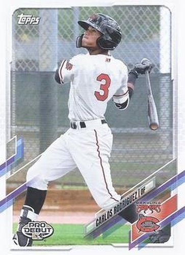 #PD-8 Carlos Rodriguez - Carolina Mudcats - 2021 Topps Pro Debut Baseball