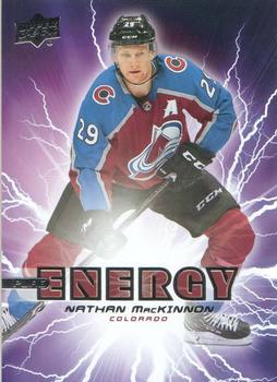 #PE-18 Nathan MacKinnon - Colorado Avalanche - 2019-20 Upper Deck - Pure Energy Hockey