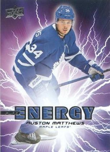 #PE-20 Auston Matthews - Toronto Maple Leafs - 2019-20 Upper Deck - Pure Energy Hockey