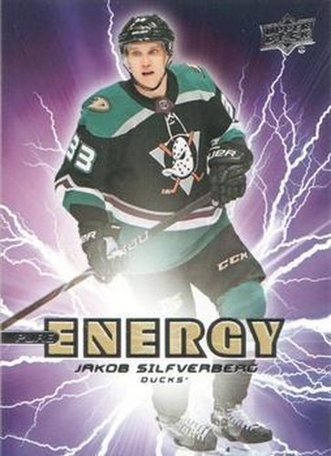 #PE-24 Jakob Silfverberg - Anaheim Ducks - 2019-20 Upper Deck - Pure Energy Hockey