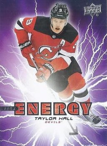 #PE-31 Taylor Hall - New Jersey Devils - 2019-20 Upper Deck - Pure Energy Hockey