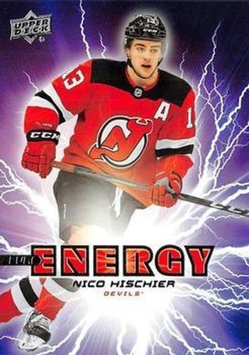 #PE-34 Nico Hischier - New Jersey Devils - 2019-20 Upper Deck - Pure Energy Hockey