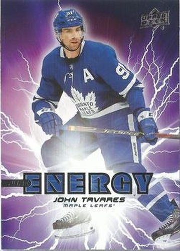 #PE-40 John Tavares - Toronto Maple Leafs - 2019-20 Upper Deck - Pure Energy Hockey