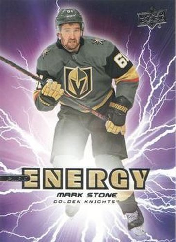 #PE-42 Mark Stone - Vegas Golden Knights - 2019-20 Upper Deck - Pure Energy Hockey