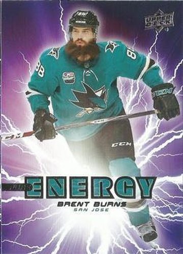 #PE-4 Brent Burns - San Jose Sharks - 2019-20 Upper Deck - Pure Energy Hockey