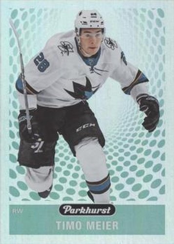 #PK-21 Timo Meier - San Jose Sharks - 2019-20 Parkhurst - Parkies Hockey