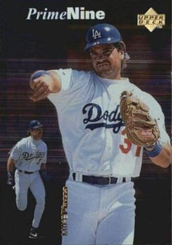 #PN11 Mike Piazza - Los Angeles Dodgers - 1998 Upper Deck - Prime Nine Baseball