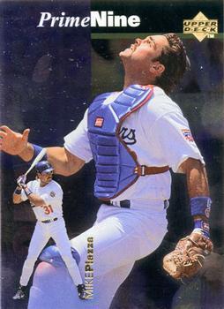 #PN14 Mike Piazza - Los Angeles Dodgers - 1998 Upper Deck - Prime Nine Baseball