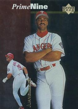 #PN42 Juan Gonzalez - Texas Rangers - 1998 Upper Deck - Prime Nine Baseball