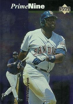 #PN45 Tony Gwynn - San Diego Padres - 1998 Upper Deck - Prime Nine Baseball
