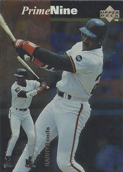 #PN52 Barry Bonds - San Francisco Giants - 1998 Upper Deck - Prime Nine Baseball