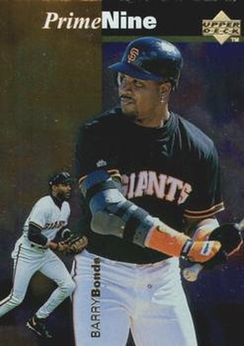 #PN54 Barry Bonds - San Francisco Giants - 1998 Upper Deck - Prime Nine Baseball