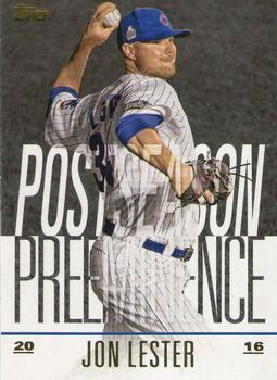 #PO-28 Jon Lester - Chicago Cubs - 2018 Topps Update - Postseason Preeminence Baseball