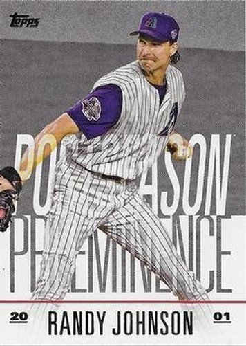 #PO-29 Randy Johnson - Arizona Diamondbacks - 2018 Topps Update - Postseason Preeminence Baseball