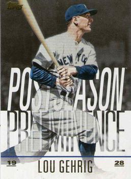 #PO-2 Lou Gehrig - New York Yankees - 2018 Topps Update - Postseason Preeminence Baseball