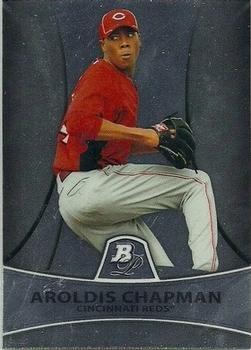 #PP10 Aroldis Chapman - Cincinnati Reds - 2010 Bowman Platinum - Prospects Baseball