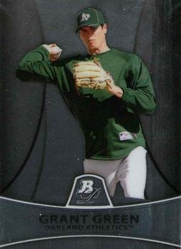 #PP15 Grant Green - Oakland Athletics - 2010 Bowman Platinum - Prospects Baseball