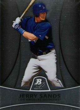 #PP1 Jerry Sands - Los Angeles Dodgers - 2010 Bowman Platinum - Prospects Baseball