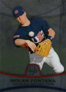 #PP35 Nolan Fontana - USA - 2010 Bowman Platinum - Prospects Baseball