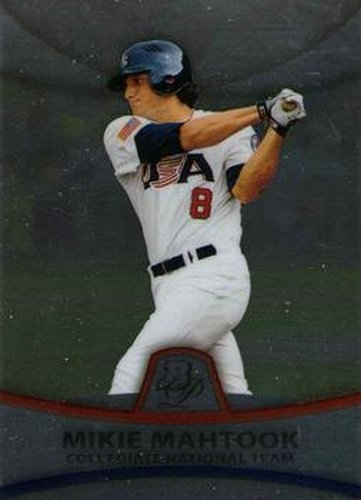 #PP40 Mikie Mahtook - USA - 2010 Bowman Platinum - Prospects Baseball