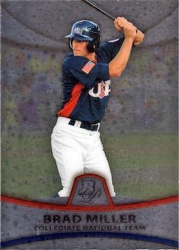 #PP42 Brad Miller - USA - 2010 Bowman Platinum - Prospects Baseball