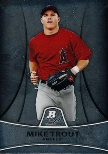 #PP5 Mike Trout - Los Angeles Angels - 2010 Bowman Platinum - Prospects Baseball