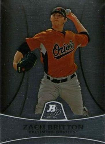 #PP7 Zach Britton - Baltimore Orioles - 2010 Bowman Platinum - Prospects Baseball