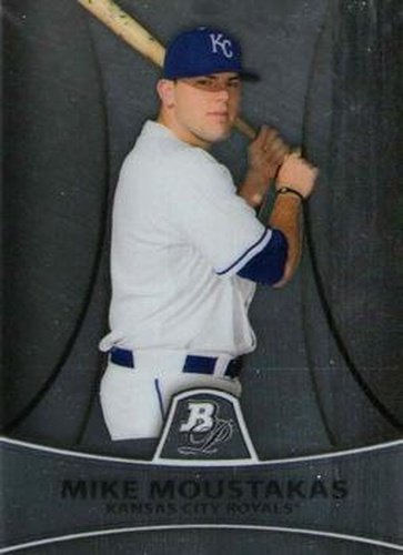 #PP9 Mike Moustakas - Kansas City Royals - 2010 Bowman Platinum - Prospects Baseball