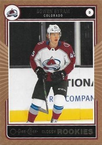 #R-13 Bowen Byram - Colorado Avalanche - 2020-21 O-Pee-Chee Glossy Rookies Bronze Hockey