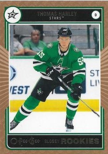 #R-16 Thomas Harley - Dallas Stars - 2020-21 O-Pee-Chee Glossy Rookies Bronze Hockey