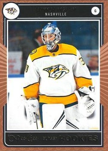 #R-17 Connor Ingram - Nashville Predators - 2020-21 O-Pee-Chee Glossy Rookies Bronze Hockey