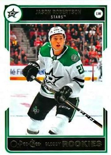 #R-2 Jason Robertson - Dallas Stars - 2020-21 O-Pee-Chee Glossy Rookies Hockey