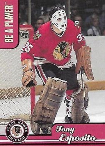#R-6 Tony Esposito - Chicago Blackhawks - 1999-00 Be a Player Memorabilia - Retail Hockey