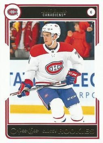 #R-9 Jake Evans - Montreal Canadiens - 2020-21 O-Pee-Chee Glossy Rookies Hockey