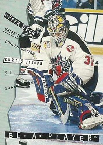 #R101 Curtis Joseph - St. Louis Blues - 1994-95 Upper Deck Be a Player Hockey