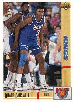 #R11 Duane Causwell - Sacramento Kings - 1991-92 Upper Deck - Rookie Standouts Basketball