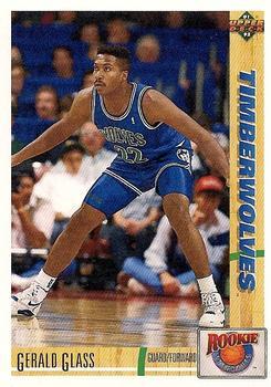 #R13 Gerald Glass - Minnesota Timberwolves - 1991-92 Upper Deck - Rookie Standouts Basketball