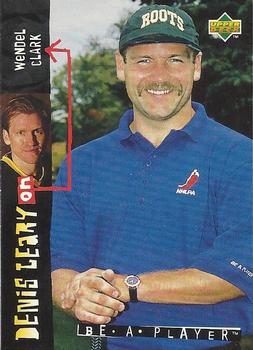 #R142 Wendel Clark - Quebec Nordiques - 1994-95 Upper Deck Be a Player Hockey