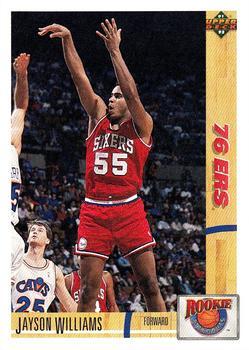 #R14 Jayson Williams - Philadelphia 76ers - 1991-92 Upper Deck - Rookie Standouts Basketball