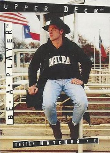 #R15 Derian Hatcher - Dallas Stars - 1994-95 Upper Deck Be a Player Hockey