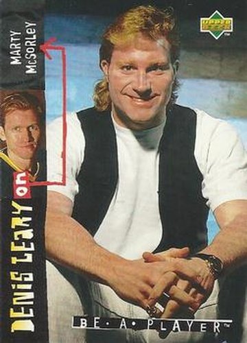 #R150 Marty McSorley - Los Angeles Kings - 1994-95 Upper Deck Be a Player Hockey