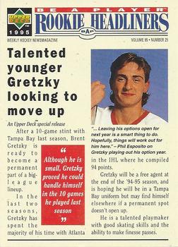 #R161 Brent Gretzky - Tampa Bay Lightning - 1994-95 Upper Deck Be a Player Hockey