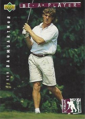 #R166 Ken Baumgartner - Toronto Maple Leafs - 1994-95 Upper Deck Be a Player Hockey