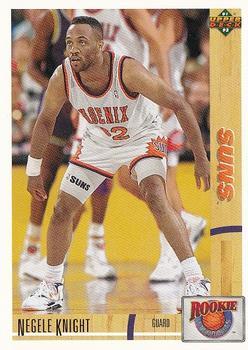 #R16 Negele Knight - Phoenix Suns - 1991-92 Upper Deck - Rookie Standouts Basketball