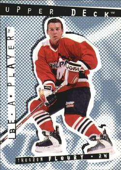 #R23 Theoren Fleury - Calgary Flames - 1994-95 Upper Deck Be a Player Hockey