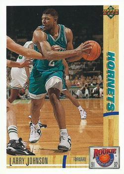#R26 Larry Johnson - Charlotte Hornets - 1991-92 Upper Deck - Rookie Standouts Basketball